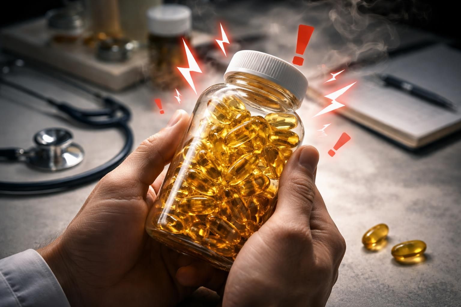 découvrez les risques potentiels associés aux gélules d'oméga-3 et apprenez comment les utiliser en toute sécurité pour préserver votre santé.