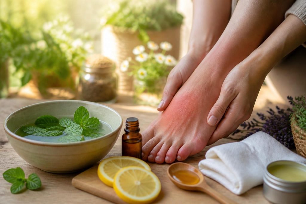découvrez les 10 meilleurs remèdes de grand-mère pour soulager un pied qui brûle rapidement et efficacement. astuces naturelles et conseils pratiques pour apaiser la douleur.
