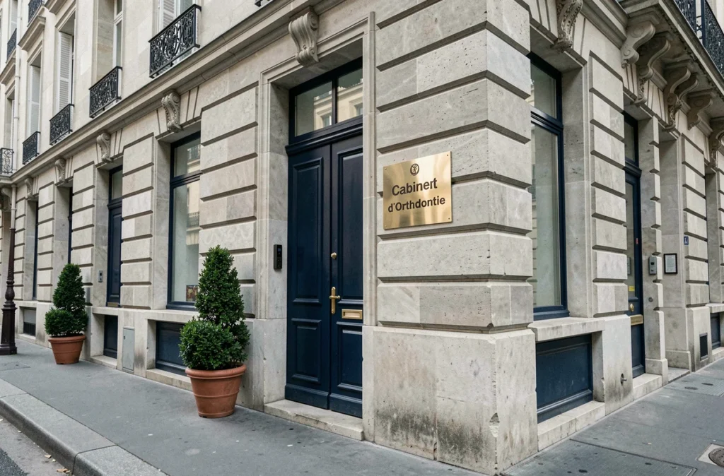Façade haussmannienne du Cabinet Dr Onsurbe, cabinet d'orthodontie à Paris